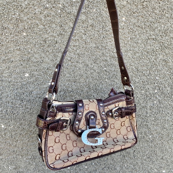 Cute brown pattern G fashion bag - Picture 5 of 5